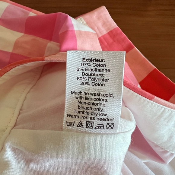 J. Crew Pink and Red Plaid Mini Skirt - Picture 6 of 6